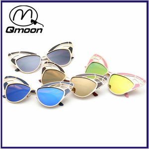 Femmes lunettes de soleil papillon personnalisés lunettes logo métalliques paypa des lunettes de soleil paypal - Product Image 2