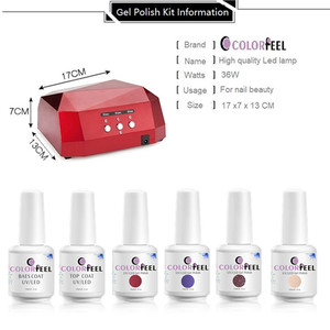 Private Label 1kit MOQ Uv Gel Colors Gel Nail <strong>Polish</strong> <strong>Kit</strong> - Product Image 5