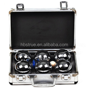 Ensemble <span class=keywords><strong>de</strong></span> <span class=keywords><strong>boules</strong></span> <span class=keywords><strong>de</strong></span> pelouse portables 72-73mm en acier coloré à 6 pétales - Product Image 5