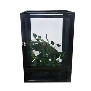 Kích Thước Trung Bình Thằn Lằn Sử Dụng Nhôm Acrylic Màn Hình Lồng Terrarium Cho Bò Sát