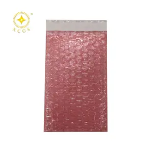 Anti static ESD di controllo rosso rosa bolla di aria pouch wrap