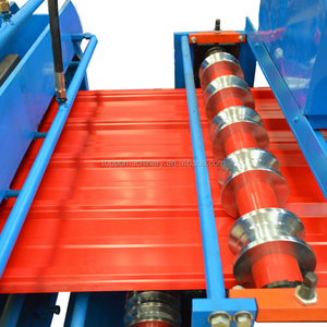 Alta calidad conveniente ppgi material <span class=keywords><strong>PI</strong></span> CR Q235 doble rodillo que forma la máquina - Product Image 5