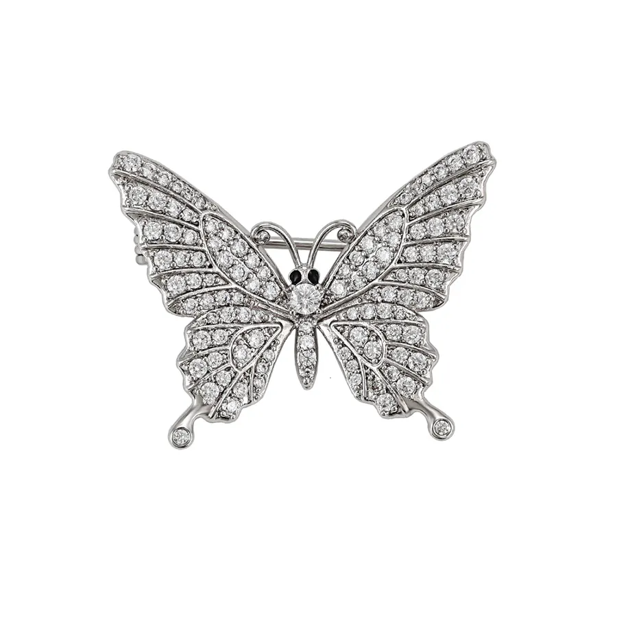 Broches-142 xuping moda rodio cor elegante borboleta broche