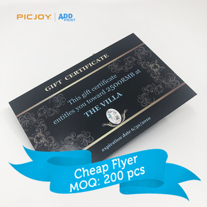 <span class=keywords><strong>A5</strong></span> Chất Lượng Cao Giấy Chứng Nhận Quà Tặng Thẻ Bưu Thiếp In Ấn Cửa Hàng In Thượng Hải - Product Image 1