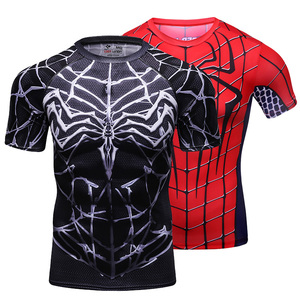 <span class=keywords><strong>Abbigliamento</strong></span> da Allenamento Spider-Man per <span class=keywords><strong>Uomo</strong></span>, Maglia Traspirante Costume da Supereroe in <span class=keywords><strong>Taglie</strong></span> <span class=keywords><strong>Forti</strong></span> per Adulti - Product Image 3