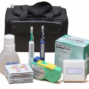 Schoonmaken Glasvezelkabel Uiteinden Downloaden Een Klik Cleaner Optics Cleaning Kit