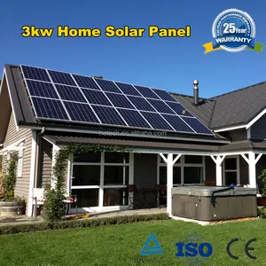 Fv combinador con MTTP controlador 3kw sistema de energía solar en casa
