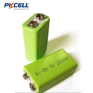 PKCELL paquet industriel <span class=keywords><strong>nimh</strong></span> <span class=keywords><strong>9V</strong></span> 160mah 200mah 250mah 350mah batterie rechargeable ni-mh pour cuisinière à gaz - Product Image 1