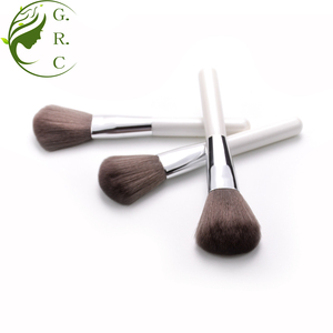Manufacturerc <span class=keywords><strong>Bianco</strong></span> Perla Maniglia Viso Blush In Polvere Singolo Trucco Cosmetici di Bellezza di Trucco Pennelli Pennello Morbido Capelli - Product Image 2