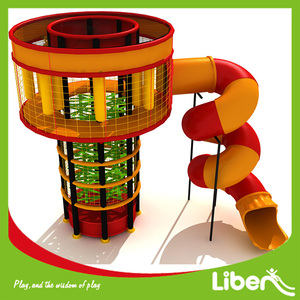 Personalizado de interior <span class=keywords><strong>parque</strong></span> trampolín spider torre con spiarl slide - Product Image 2