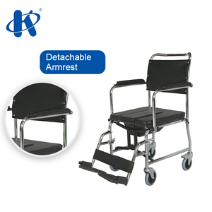 Silla de Ruedas KY689U con Marco de Acero y Inodoro Banpan, Silla de Ruedas Plegable con Inodoro para Paquete <span class=keywords><strong>Mini</strong></span> - Product Image 5