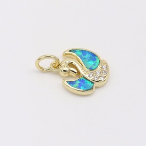 Nuevas señoras del diseño del cisne de <span class=keywords><strong>la</strong></span> joyería colgante con CZ piedra y OPAL - Product Image 3