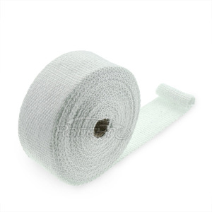 RACEPRO Universal Motorcycle Fiberglass <strong>Exhaust</strong> Header Pipe Heat Wrap <strong>Tape</strong> W/ 5 Steel Ties - Product Image 6