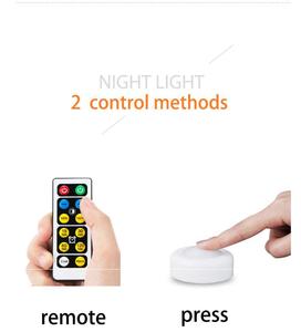 Không dây LED dưới tủ đèn với từ xa 3 màu sắc Warm & lạnh Trắng Led Puck đèn nếu cấp bằng sáng chế sản phẩm - Product Image 3