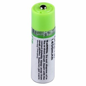 2018 מוצר חדש usb סוללה 1450 mah 1.2 v NI-MH שלפוחית כרטיס חבילה aa סוללה נטענת usb עכבר