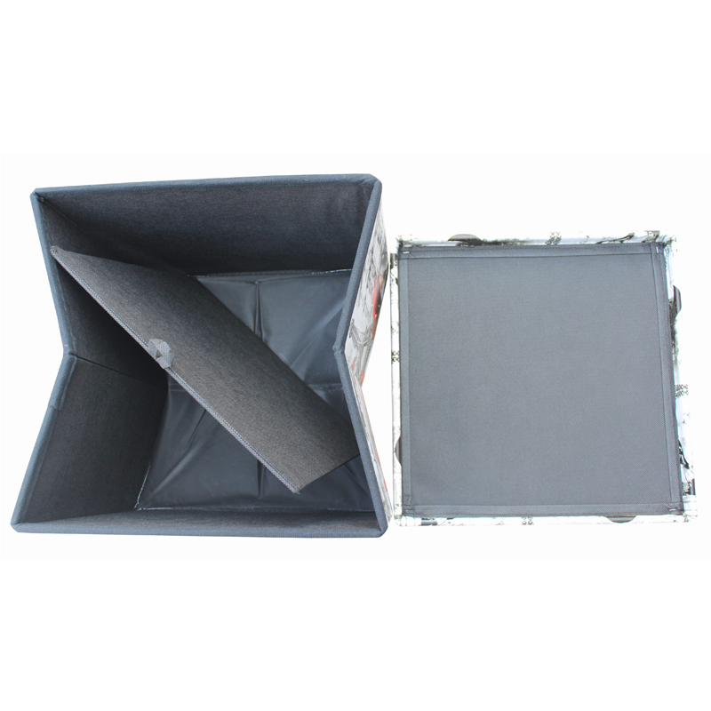 Grande qualité pliable rectangle zèbre pouf