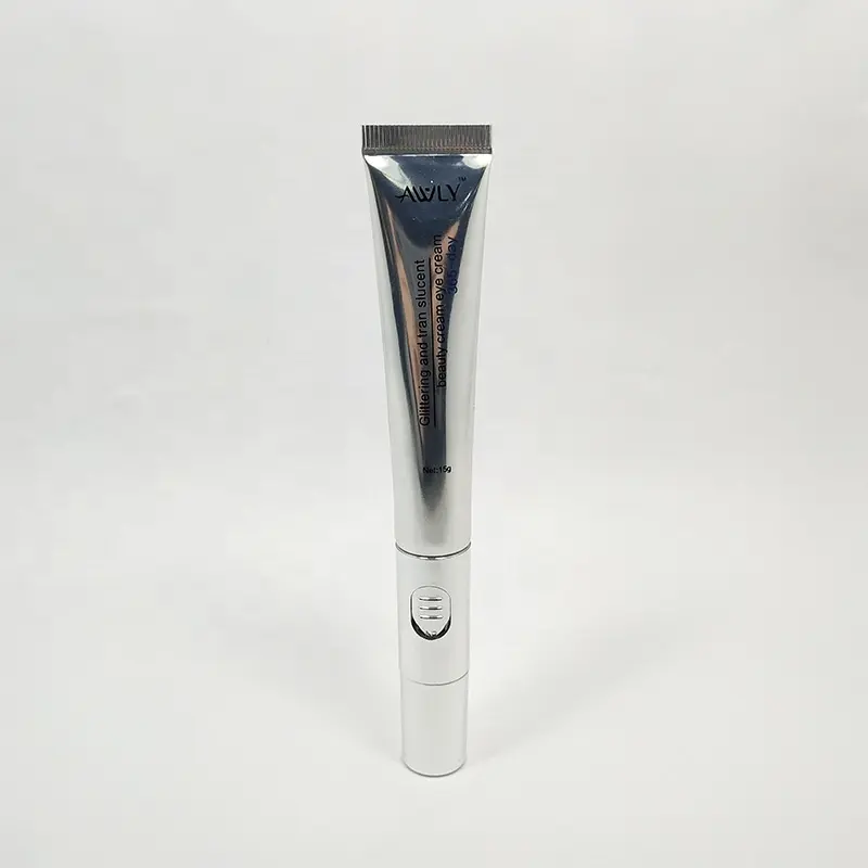 Tubo de PE para aplicador de masaje eléctrico, 15ml, para embalaje de gel y crema de ojos