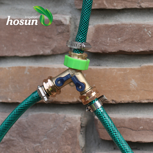 Connettore a Y in Ottone a 3 Vie per Tubo dell'<span class=keywords><strong>Acqua</strong></span> con Valvola di Chiusura, <span class=keywords><strong>Sdoppiatore</strong></span> per Tubo da <span class=keywords><strong>Giardino</strong></span> - Product Image 2