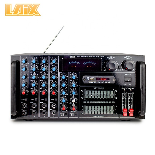 Laix AV-971Gb Gitaar Power Voice Portable Speakers Electronics Analog USB EQ Amplifier