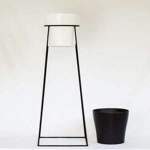 Design moderne <span class=keywords><strong>de</strong></span> Plancher-Debout Forgé <span class=keywords><strong>Plante</strong></span> En Pot <span class=keywords><strong>de</strong></span> Fer Stand fleur rack stand intérieur - Product Image 3