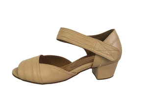 PU cuero mujer tacón bajo Social Salsa zapatos de baile sandalias para bailar <span class=keywords><strong>Chacha</strong></span> - Product Image 3