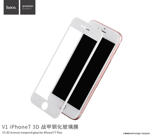 HoCo V1X 3D película de vidrio templado protector de pantalla para iPhone 7/8 transparente firme flexible bordes seguridad - Product Image 3