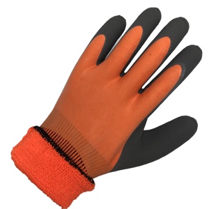NMSHIELD-guantes de látex con forro polar, impermeables, resistentes al agua, para invierno - Product Image 2