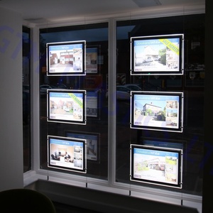2025 New Signage Real Estate Poster Displays Advertising Led Panel A4