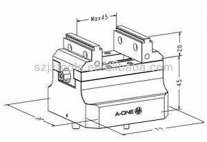 A-one Steel Double Self Centering Small <strong>Vise</strong> 3A-110022 - Product Image 2