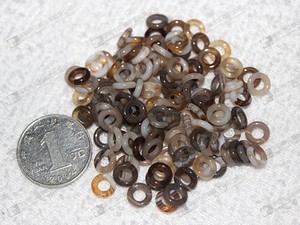 Anelli in <span class=keywords><strong>Agata</strong></span> Fasciata <span class=keywords><strong>Marrone</strong></span>, Anelli Guida Lucidi in <span class=keywords><strong>Agata</strong></span> per Canne da Pesca, per Accessori da Pesca, Vendita all'Ingrosso - Product Image 3