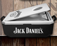 Glacière en plastique HS avec jeu de lancer de sacs de haricots Cornhole, glacière pour jouer à des jeux de lancer, glacière pour aliments