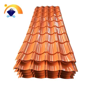 Coated Roofing Sheet Metal Color Coated Galvanized Corrugated Steel Sheets Metal Iron Steel Roofing Sheets
