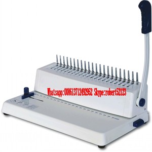 Nanbo ES8808 Fabriek Goedkoopste Prijs Elektrische Punch Elektrische Binden Kam Ring Strips Bindmachine - Product Image 5