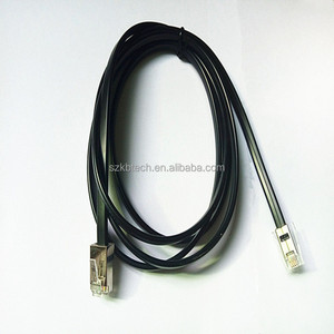 1.8m phẳng <span class=keywords><strong>4P</strong></span> SDL Nam để rj50 10p10c Cáp dữ liệu cho IBM hiển thị 3300hsi máy quét - Product Image 2