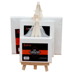 Mini Tela per Pittura <span class=keywords><strong>con</strong></span> Cavalletto in Legno, Design per Forniture Artistiche e Disegno - Product Image 1