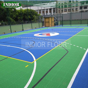Sân Tennis Sàn Xi Măng Ngoài Trời Lồng Vào Nhau PP Gạch Indonesia - Product Image 5