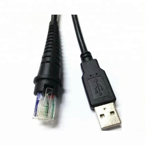 Cable USB A macho a RJ50 10P10C para escáner de código de barras Honeywell Metrologic MS7120 <span class=keywords><strong>MK7120</strong></span> - Product Image 3