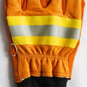 Sarung Tangan Ekstra Kulit Antipanas Antiapi Tahan Api Sarung Tangan dengan Strip Reflektif - Product Image 3