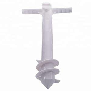 Peças do guarda-chuva do pátio ao ar livre praia parasol <span class=keywords><strong>umbrella</strong></span> <span class=keywords><strong>base</strong></span> de âncora broca parafuso com suporte