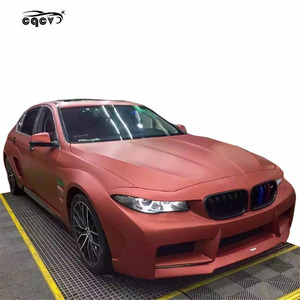 Kit de cuerpo ancho de plástico estilo <span class=keywords><strong>HM</strong></span> para BMW serie 5, F10, F18, parachoques delantero, faldas laterales y alerón - Product Image 6