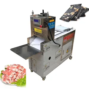 Digitale di controllo di carne congelata affettatrice automatica di manzo montone rotolo macchina di taglio