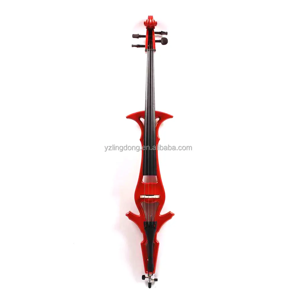 Violonchelo eléctrico colorido, precio barato, fabricado en china 4/4