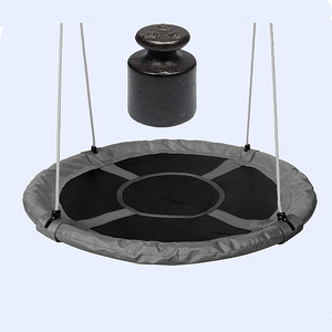 40inch Outdoor Indoor Round <strong>Web</strong> Easily Assemble <strong>Spider</strong> Bird Nest <strong>Swing</strong> <strong>Net</strong> <strong>Swing</strong> Kids Play <strong>Swing</strong> - Product Image 4