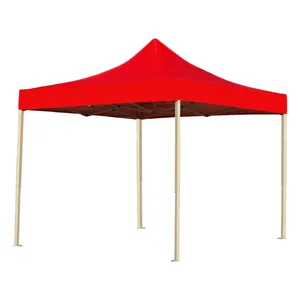 Складная печатная красная палатка для проведения мероприятий на открытом воздухе 3x3 м