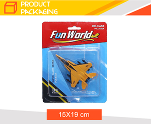 สีชมพูสีขาวสีเหลืองดึงกลับโลหะ Diecast โลหะของเล่น Fighter Plane - Product Image 5