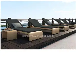 2017 venda quente venda de móveis de ferro forjado pátio chaise lounge ao ar livre