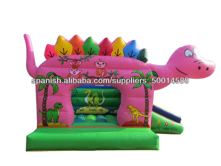 Mini dinosaurio inflable castillo inflable para los niños