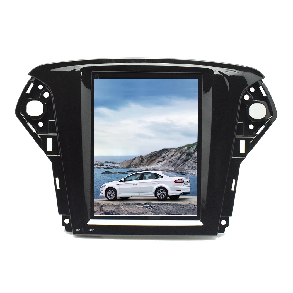 Kirinavi WC-FM1012 Android 10.0 10.4 Inci Layar Besar Vertikal, Radio Mobil Navigasi untuk Ford Mondeo 2007- 2012 2G ROM 32G