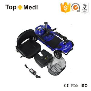 Productos de cuidado de ancianos Topmedi TEW031 peso ligero de 4 ruedas scooter eléctrico de movilidad para discapacitados - Product Image 2