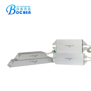 RoHS BOCHEN merek RX18 aluminium bertempat wirewound resistor daya tinggi